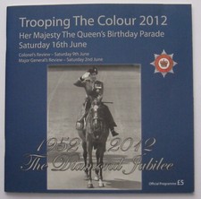 Trooping the colour programme - colour,