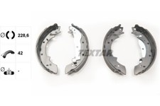 TEXTAR 91030400 Brake Shoe Set