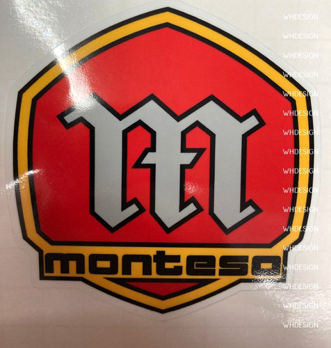 Montesa vintage style sticker - style,