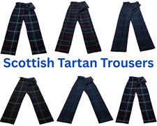 Scottish Tartan Trouser British Army Uniform Dress Assorted Patterns Available