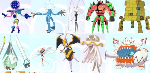 Shiny ultrabeasts for - shiny, pokemon