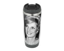 Princess diana travel mug - bw,