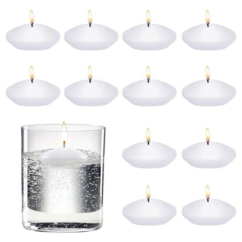 White floating candles 5 - white, 1.5