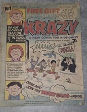 Krazy Comic Number 1 FIRST EDITION UK MAGAZINE