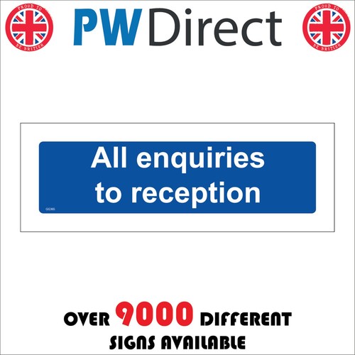 Sign all enquiries - sign,
