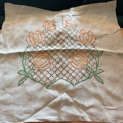 Vtg handmade cushion cover - handmade, 22