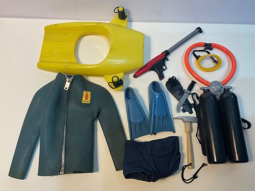 Action man vintage scuba diver - vintage,