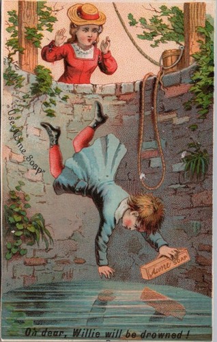 Victorian trade card - victorian, soap