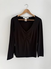 Marina Rinaldi Black V-Neck