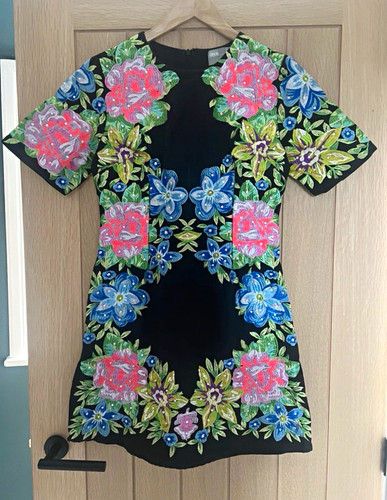 Asos black floral embroidered - asos,