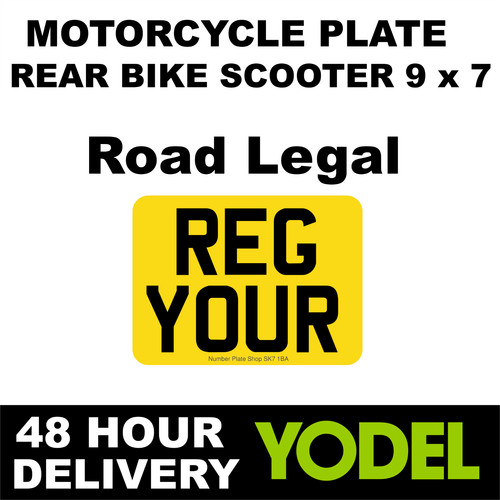 Dvla compliant 9x7 - dvla,
