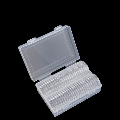 Clear coin capsules - coin, coins