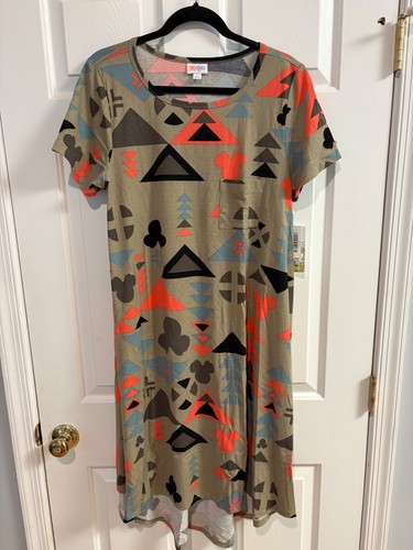 Lularoe nwt carly dress large - lularoe,