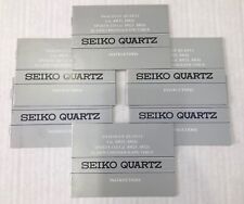 SEIKO Analogue Quartz Watch Instructions Manual Booklets Cal. 8M25 , 8M26