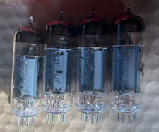 Quad of Sovtek / Fender 6BQ5 /