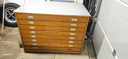 Plan chest wood drawer - a1,