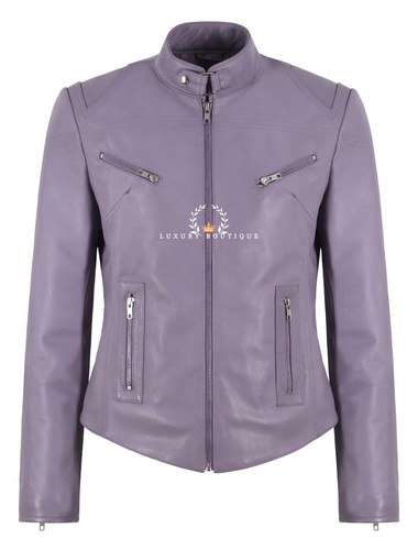 Women speed leather jacket - women's,