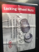 12x1.5  x  34mm 19mm Hex KIA SPORTAGE KX-4 2014 Wheel Nuts And Locking Set
