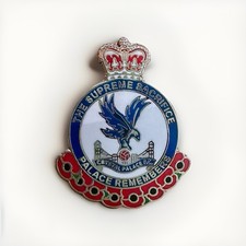 Crystal Palace Football Club  “The Supreme Sacrifice” remembrance Pin Badge