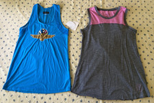 Two NEW Women's Race Tank Tops Indianapolis Motor Speedway & Road America Small