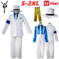 Michael Jackson Costume Smooth Criminal Cosplay Pop Star Outfit Halloween Party 