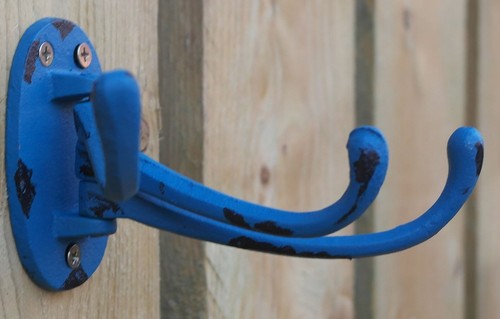 Shabby chic blue swivel arm - swivel, 3