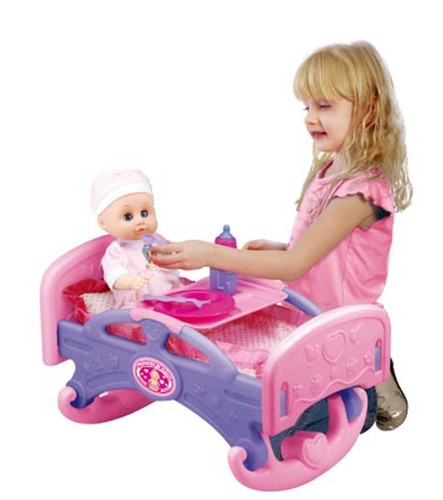 Mommy baby rocking bed - baby, play