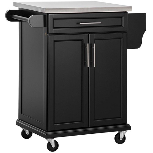 Wooden kitchen island - island, on