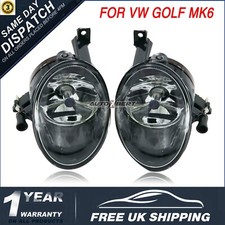 2pcs For VW Golf Mk6 Jetta Caddy 2009-2012 Front Fog Light Lamp DRL UK Halogen