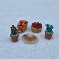 Cherished Teddies - Group of Five Miniature Accessories  - Rare.