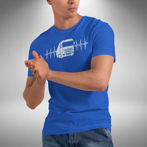Trucker heartbeat men - heartbeat, men's