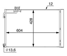 CONDENSER, AIR CONDITIONING