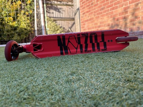 Red black scooter part - part, of