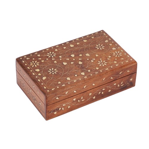 Ajuny wooden jewellery box x - jewellery,