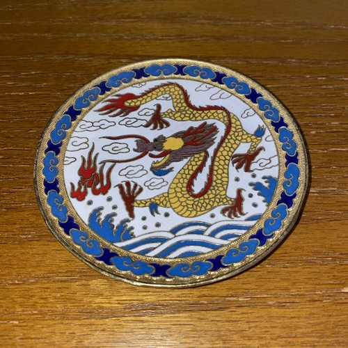 Vintage cloisonné dragon - vintage,