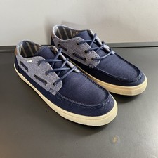 Toms Boat Shoes Mens UK 9 Navy