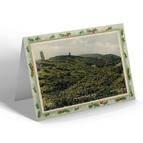 Xmas notelet vintage channel - xmas,