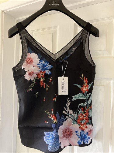 Ted baker floral black vest - baker,