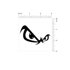 Angry eyes-Vinyl Decal