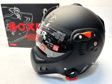 ROOF BOXER  ALPHA URBAN INNER CITY HELICOPTER PILOT WINGS HELMET MATT BLACK