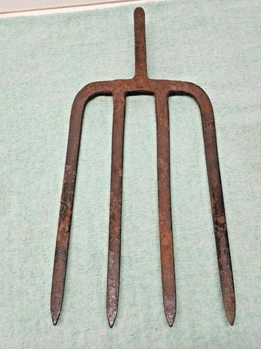 Vintage garden potato fork - vintage,