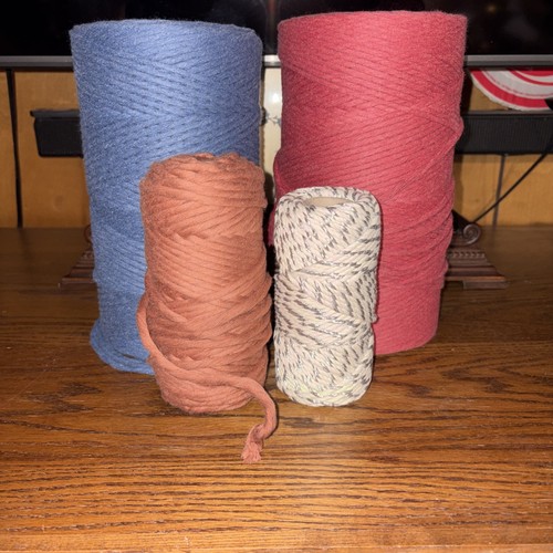 Vintage lot macrame cord - lot,