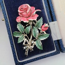 VINTAGE SIGNED EXQUISITE ROSE