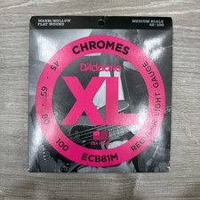 D'Addario ECB81M Chromes Flat