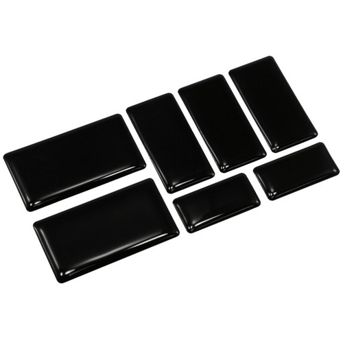 Set black square blank - set,