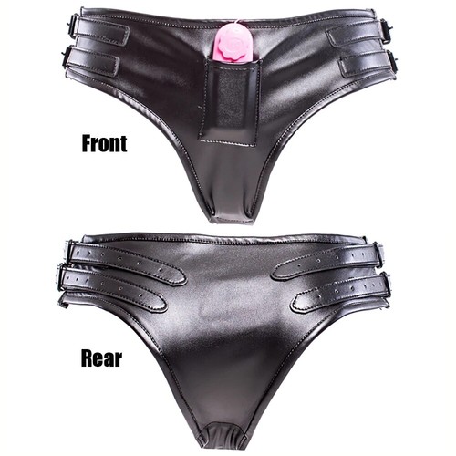 Bondage panties leather - panties, pu