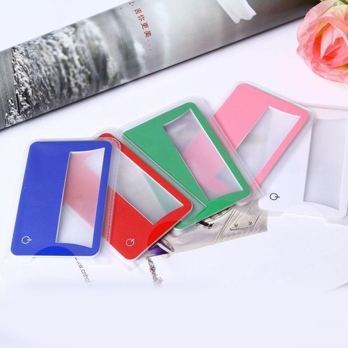 Credit card magnifying - magnifying, glass