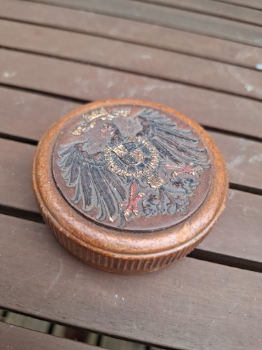 Vintage paper mache box - vintage, eagle