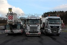 Truck Photo Scania R-Series Truck Germany Silver Construction Crane Logistics #l6gf