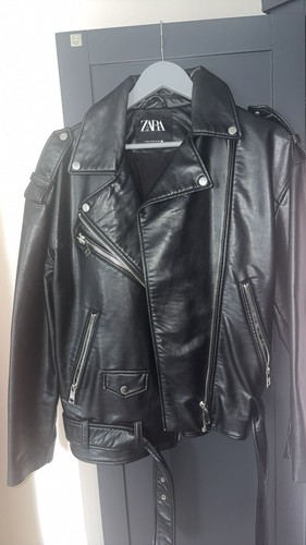 Zara women black faux - zara,
